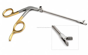 Pince à pansement droite pour arthroscopie en acier inoxydable, instrument chirurgical orthopédique pour ménisque, hôpital, clinique - Product Image 2