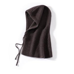 Conjunto de Gorro y Bufanda de Lana y Cachemira Tejidos a Medida al por Mayor, Cálido para Invierno, Unisex, con Capucha y Calentador de Cuello para Hombres y Mujeres - Product Image 2