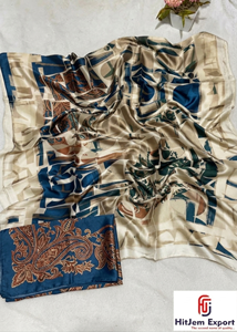 Écharpe en satin tendance, tissu imprimé sur mesure, fabricant OEM ODM avec logo de marque privée pour la promotion de la marque - Product Image 6