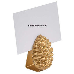 Exhibidor de Tarjetas de Visita de Oficina Pequeño y Elegante de Acero Inoxidable con Acabado Plateado Brillante, Disponible al por Mayor - Product Image 6