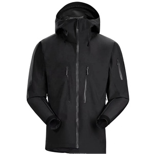 Waterproof Pakistan Made Men's Hooded Winter Windbreaker Jacket Lightweight Full Zip Outdoor Sporty Design Front Customizable - Product Image 1