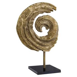 Escultura de dos corazones en metal plateado de moda sobre base de madera para decoración de mesa de hogar moderno, arte decorativo. - Product Image 5