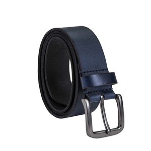 Cinturón Casual de Cuero Genuino para Hombre, Ancho Personalizable, Hebilla Cuadrada de Aleación, Diseño Transpirable, Logotipo Impreso por Transferencia de Calor - Product Image 4