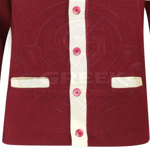 Cárdigan personalizado Alpha KAP de acrílico, suéter universitario griego, bordado, cárdigan universitario griego para hombre, con botones. - Product Image 5