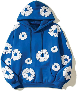 Sweat à capuche graphique toile d'araignée Y2K unisexe, coupe oversize, style streetwear vintage gothique, en molleton, impression personnalisée Haus Industries - Product Image 3