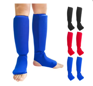 Espinilleras Profesionales para Entrenamiento de Kickboxing - Ligeras, Cómodas, de Tela de Algodón, Ajuste Universal, Protección Básica PROFIT - Product Image 1