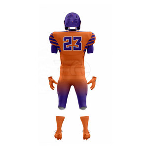 Uniforme de football américain léger pour joueur, maillot d'équipe à manches courtes, vêtements de sport personnalisés pour l'entraînement, vêtements de performance pour hommes - Product Image 3