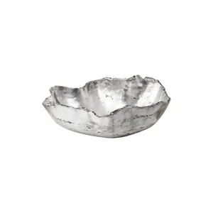 Tazón Decorativo de Cerámica de Lujo Hecho a Mano con Acabado Pulido, Forma Irregular para Frutas, Mesa de Comedor, Mesa de Centro, Sala de Estar - Product Image 4