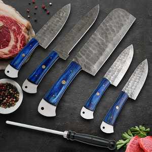 Multi Purpose <b>Kitchen</b> Chef <b>Knife</b> Set with <b>Sharp</b> Damascus Steel Blades Comfortable Non Slip Handles for Daily Use Chef <b>Knife</b> Set - Product Image 1