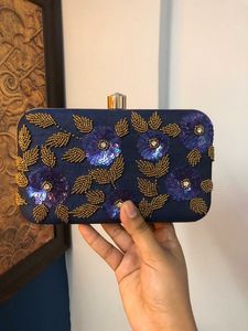 holesale Diamond Pattern Glass Bead Clutch Purse Metal Frame Box Bag Women Evening Handbag Party Wedding Bridal Banquet <b>Wallet</b> - Product Image 3
