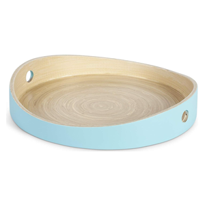 Ensemble de plateaux de service en bambou filé pastel, faits à la main, pour la cuisine et la décoration intérieure, plateaux alimentaires écologiques du Vietnam en gros - Product Image 4