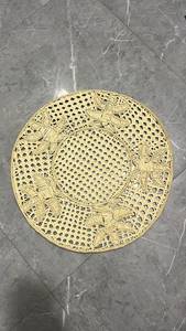 Tapis d'entrée en fibres de raphia naturelles, tissés à la main, écologiques, décoration intérieure, vente en gros OEM, marque privée - Product Image 3