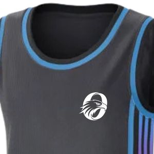 Camiseta de Baloncesto Negra y Azul para Hombre, Sin Mangas, Ligera, Uniforme Deportivo Transpirable para Entrenamiento, Partido o Tour - Product Image 3