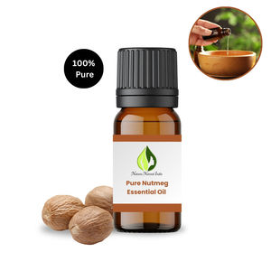 Huiles Naturelles d'Inde - Huile Essentielle Pure de Noix de Muscade avec Extrait de Feuilles Séchées pour Massage Corporel - Modèle NNI-EO-4208 - Product Image 2