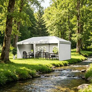 Tenda Pop-up per Feste con 4 Pareti Laterali, Pratico Gazebo per Eventi all'Aperto - Product Image 1