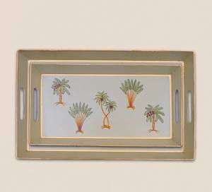 จานเสิร์ฟไม้เคลือบลายตกแต่ง - ดีไซน์รูปทรงสี่เหลี่ยมทันสมัย ใช้กับเครื่องล้างจานได้ มีสินค้าพร้อมส่ง - Product Image 4