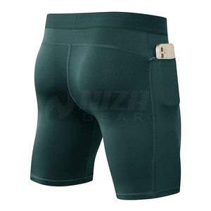 Streetwear Breathable Quick Dry <b>Compression</b> <b>Shorts</b> Oversized Workout Wear <b>Compression</b> <b>Shorts</b> For <b>Men</b> - Product Image 4