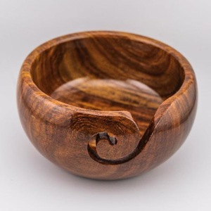Wooden <b>Yarn</b> Bowls High Quality - Product Image 2