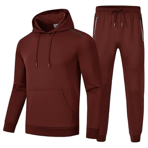 Drawstring Sportswear Gym Fitness Training Tracksuits for Men Casual Fully Customized Logo Printing 100% Cotton Breathable - Product Image 1