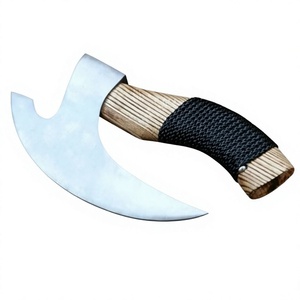Cuchillo para Pizza de Acero al Carbono Hecho a Mano, Regalo de Navidad, Hacha Vikinga, Hacha de Caza Tipo Tomahawk - Product Image 2
