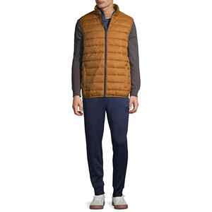 Top quality Men <b>Vest</b> Custom Logo Polyester/Cotton Men Puffer <b>Vest</b> Stand Collar OEM Service Customized Breathable Men Puffer <b>Vest</b> - Product Image 2