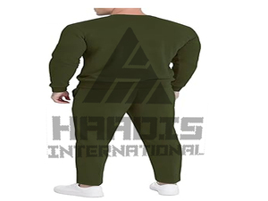 High Quality Custom Slim Fit Cotton <b>Jogging</b> <b>Suit</b> Tracksuit Set Men Sweat <b>Suits</b> Mid Weight Unique Look Crew Neck Men's Sweat <b>Suit</b> - Product Image 6