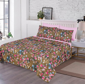 Parure de draps en coton rayé imprimé, magnifique, meilleur prix, vente en gros, draps de lit 100% coton - Product Image 6