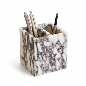 Organizador de Lujo para Tocador de Mármol, para Perfumes, Brochas de Maquillaje y Accesorios de Cuidado Personal, Organizador de Belleza de Mármol - Product Image 5