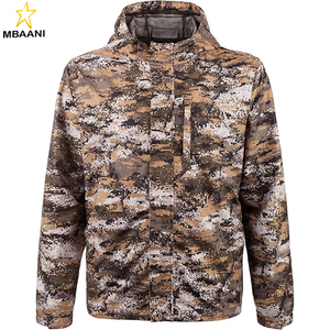 Men's Tricot Waterproof Hunting <b>Jacket</b>, Disruption <b>Camo</b> - Product Image 3