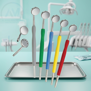 กระจกตรวจฟันแบบดูดสองด้าน Al Mida Healthcare โครงสร้างเหล็กทนทาน จับง่าย อุปกรณ์ผ่าตัด - Product Image 6
