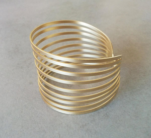 Wholesale Supply Polished Modern <b>Engraved</b> Brass Bracelet Personalized Gift BY HF CRAFTS - Product Image 4
