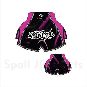 Shorts de Muay Thai personnalisés avec impression par sublimation, shorts de combat avec logo personnalisé, shorts de Muay Thai, shorts de kick-boxing - Product Image 5