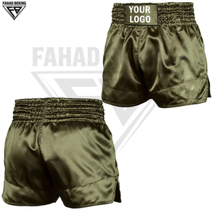 Vêtements de boxe et d'arts martiaux personnalisés avec logo imprimé, 100% polyester, qualité supérieure, vêtements de combat pour hommes, shorts de kick-boxing, shorts de Muay Thai - Product Image 3