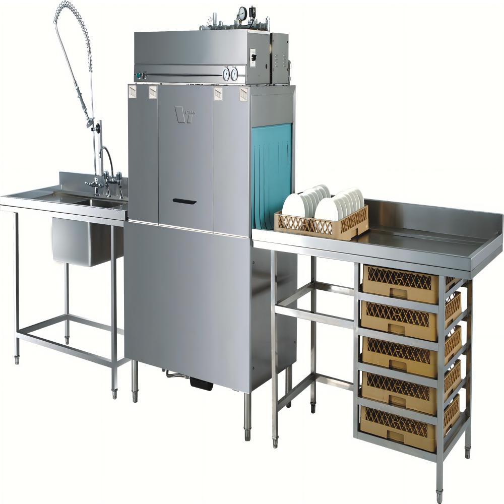 Conveyor Belt Dishwasher Machines High Efficiency Cleaning