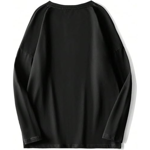 Camiseta Casual de Manga Larga para Hombre, Paquete de 3, Cuello Redondo, Estampado de Letras, Ropa Urbana para Uso Diario - Product Image 5