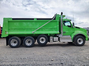 รถดัมพ์หนักมือสอง ปี 2025 รุ่น T880 สีเขียว 8x4 เกียร์อัตโนมัติ FAST เครื่องยนต์ดีเซล ยูโร 6 กำลัง 451-500 แรงม้า รับน้ำหนัก 11-20 ตัน - Product Image 4