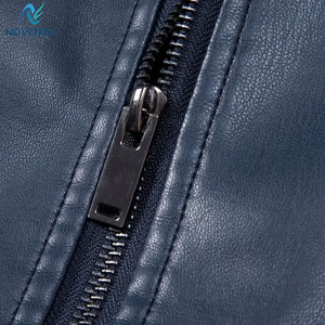 Veste d'hiver en cuir de vache pour homme moderne, confortable, décontractée, finition lisse, légère, écologique, poches zippées sécurisées, mode intemporelle - Product Image 4