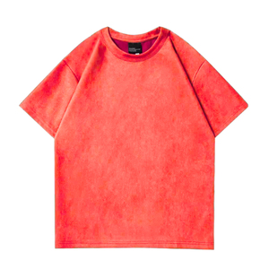 Oferta Imperdible: Camisetas de Algodón 100% para Hombre, Estilo Vintage Lavado, Cuello Redondo, Corte Holgado, Antiarrugas, Moda Urbana, OEM - Product Image 5