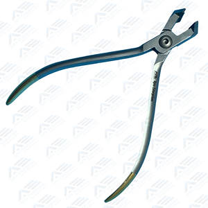 Pince coupe-fil manuelle en acier inoxydable à extrémité distale de sécurité Instrument orthodontique dentaire Pointe TC Instruments chirurgicaux dentaires - Product Image 5