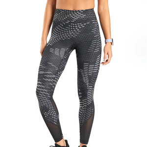 กางเกงเลกกิ้งสำหรับผู้หญิงเพื่อความสบายยิ่งขึ้นสำหรับการฝึกพิลาทิสและแอโรบิก ดีไซน์ขอบเอวกว้าง ช่วยพยุงร่างกาย - Product Image 1