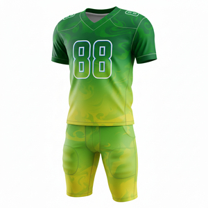 Camiseta de Fútbol Americano Personalizada 100% Poliéster, Mangas Cortas, Secado Rápido, Tallas Grandes, Nombres/Números de Equipo Personalizados - Product Image 5