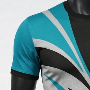 Nouveau design, prix abordable, t-shirts de course pour hommes à séchage rapide, 100% coton, imprimés sur mesure, tissu respirant en toile, vêtements de sport OEM - Product Image 4