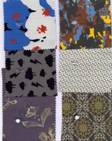 Feutre imprimé sous col, poids moyen, motif géométrique abstrait, textile de maison, spun-bonded SUVI 200GSM