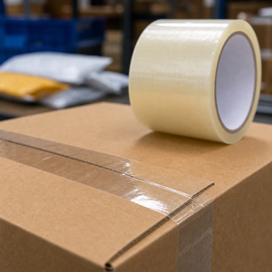 <b>Clear</b> BOPP Pressure Sensitive Acrylic Industrial Grade Waterproof Transparent Packing <b>Tape</b> for Carton Sealing Wholesale Roll - Product Image 4