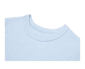 Camiseta Corta de Cuello Redondo Blanca para Mujer, Manga Corta, Corte Ajustado, Color Sólido, Informal, Transpirable, para Primavera y Verano - Product Image 4