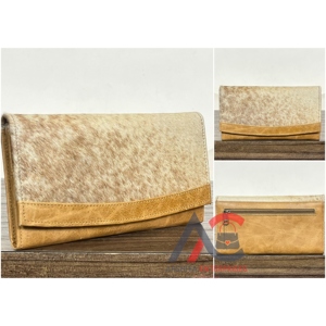 Hot-selling High-Quality Fashion Women's Cowhide Leather Clutch Purse Customized Genuine Leather Credit Card Holder RFID <b>Wallets</b> - Product Image 1
