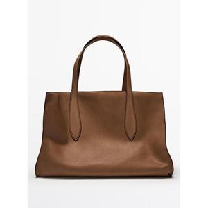 Bolsos de Cuero Genuino a Precio Accesible, Bolso Tote de Cuero de Estilo Clásico, Bolsos de Compras de Gran Capacidad con Estilo Personalizado, Mayorista - Product Image 6