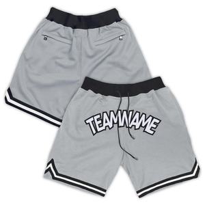 En gros OEM Logo Personnalisé Embraided À Séchage Rapide de Sport Hommes de Gym Mesh Basketball Shorts - Product Image 2