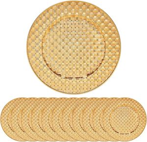 Assiette de présentation ronde de luxe effet miroir pour décoration de table de mariage et de fête - Product Image 6