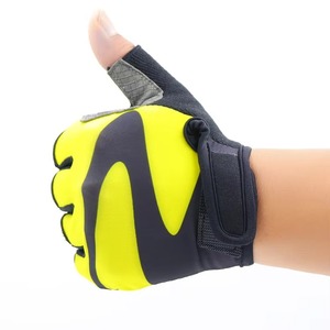 Gants de cyclisme à doigts courts de haute qualité avec rembourrage, logo personnalisé, service OEM, pour sports de plein air et cyclisme sur route - Product Image 2